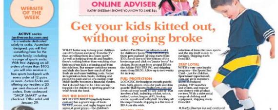 ActiveSocks in shopsmart